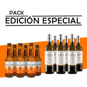 Pack 6 Bot. Cuarenta Vendimias Verdejo + 6 Bot. Grape Lager